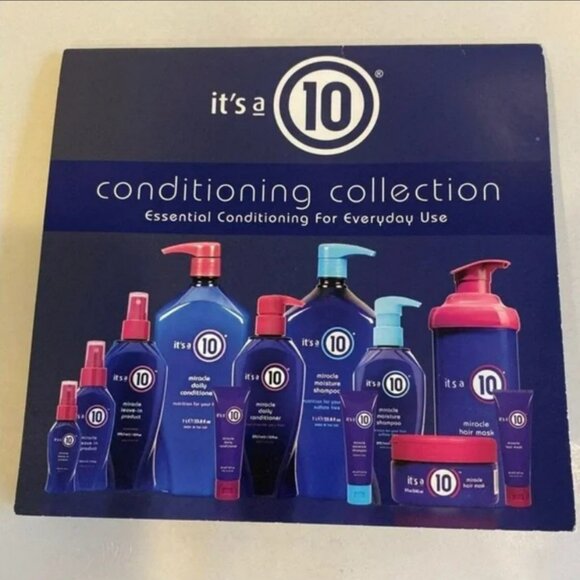 ITS A 10 3p Collection Moisture Shampoo Daily Conditioner Miracle Hair Mask Set - Picture 1 of 3
